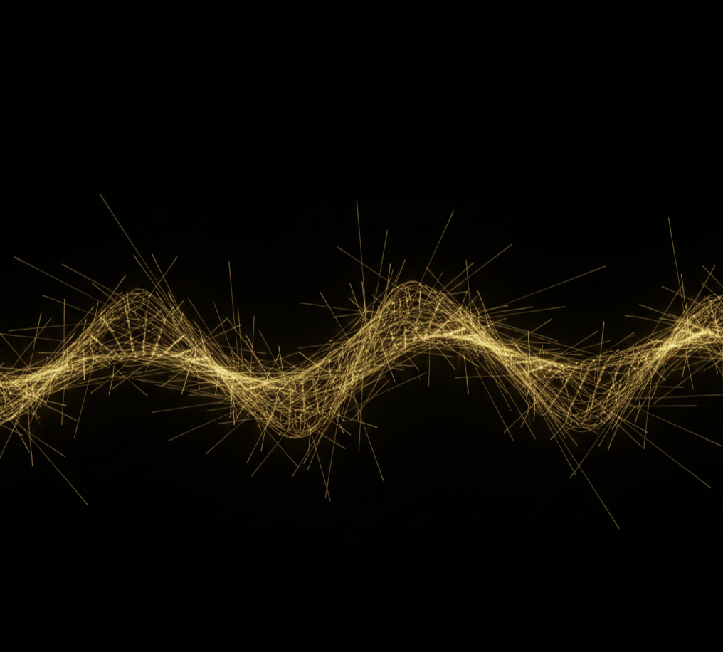 Cool Placeholder formation of string yellow lights 